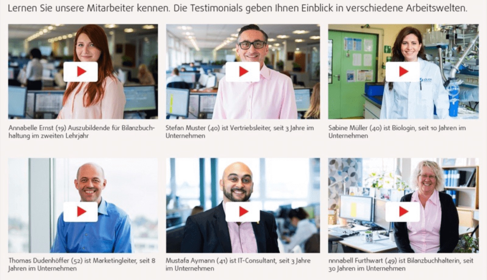 Beispielaufnahme aus einer Mitarbeiter-Jobstory